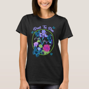 Doot Ta Do Butterflies Flowers T-shirt