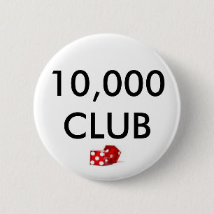 dop, 10.000 CLUB Ronde Button 5,7 Cm