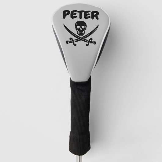 DOP PIRATEN SCHEDEL GOLF HEADCOVER (Voorkant)