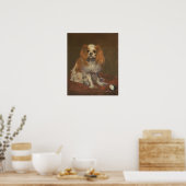 Dop print "A King Charles Spaniel" (Keuken)
