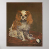 Dop print "A King Charles Spaniel" (Voorkant)