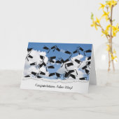 dop voor afstuderen in de lucht kaart (Gele Bloem)