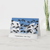 dop voor afstuderen in de lucht kaart (Voorkant)