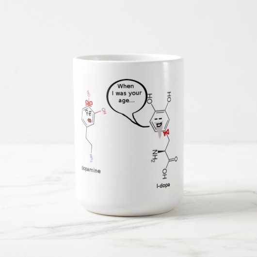 dopa en dopamine koffiemok (Center)