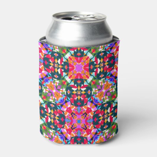 Dopamine Decor Boost Positiviteit Patroon Kleurrij Blikjeskoeler (Blikje Voorkant)