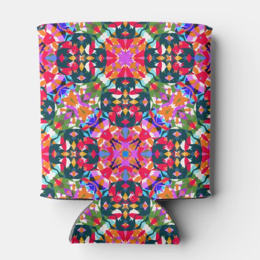 Dopamine Decor Boost Positiviteit Patroon Kleurrij Blikjeskoeler (Achterkant)