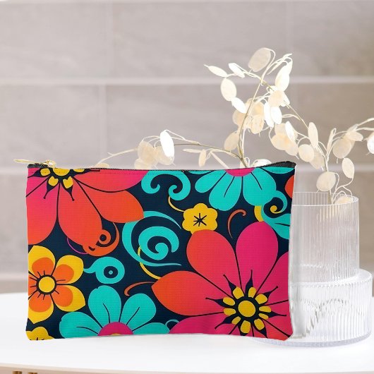Dopamine Decor-Bright Retro Bloemen- Etui