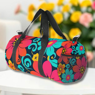 Dopamine Decor-Bright Retro Bloemen- Plunjezak