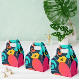 Dopamine Decor – Heldere Funky Flowers-Retro Bedankdoosjes