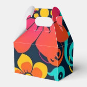 Dopamine Decor – Heldere Funky Flowers-Retro Bedankdoosjes (Achterkant)