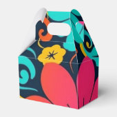 Dopamine Decor – Heldere Funky Flowers-Retro Bedankdoosjes (Voorkant Zijde)