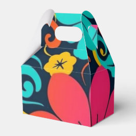 Dopamine Decor – Heldere Funky Flowers-Retro Bedankdoosjes