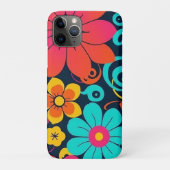 Dopamine Decor – Heldere Funky Flowers-Retro Case-Mate iPhone Case (Achterkant)