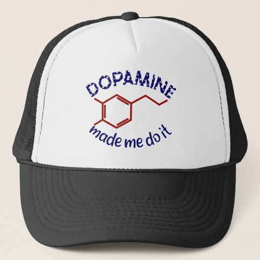 Dopamine deed me het! Funny ADHD impulsief Trucker Pet (Voorkant)