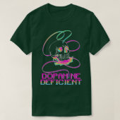 Dopamine Deficient ADHD Rainbow Skull 2 T-shirt (Design voorkant)