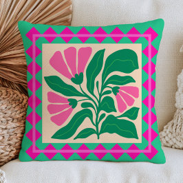 Dopamine Esthetische Matisse Geïnspireerde BOHO Bl Kussen