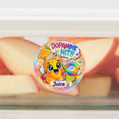 Dopamine Hit Neurodivergent Kawaii Party Labels (Aangebracht)