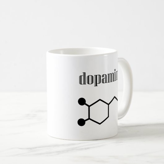 Dopamine-Mok Koffiemok (Voorkant rechts)