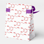 Dopamine Moleculaire chemische formule Bedankdoosjes (Achterkant)