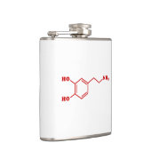 Dopamine Moleculaire chemische formule Heupfles (Rechts)