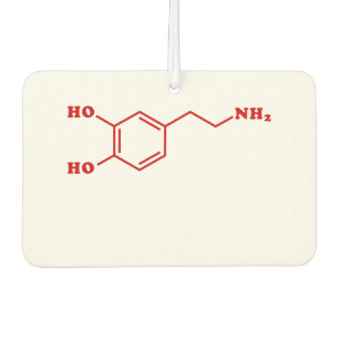 Dopamine Moleculaire chemische formule Luchtverfrisser