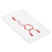 Dopamine Moleculaire chemische formule Magneet (Rechterzijde)