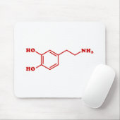 Dopamine Moleculaire chemische formule Muismat (Met muis)