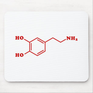 Dopamine Moleculaire chemische formule Muismat