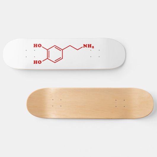 Dopamine Moleculaire chemische formule Persoonlijk Skateboard (Horizontaal)