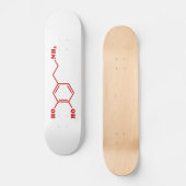 Dopamine Moleculaire chemische formule Persoonlijk Skateboard (Voorkant)