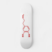 Dopamine Moleculaire chemische formule Persoonlijk Skateboard (Voorkant)