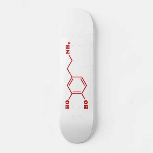 Dopamine Moleculaire chemische formule Persoonlijk Skateboard (Voorkant)