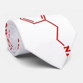 Dopamine Moleculaire chemische formule Stropdas (Opgerold)