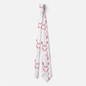 Dopamine Moleculaire chemische formule Stropdas (Achterkant)