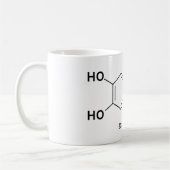 Dopamine Molecuul Chemie Wetenschap Koffiemok (Links)