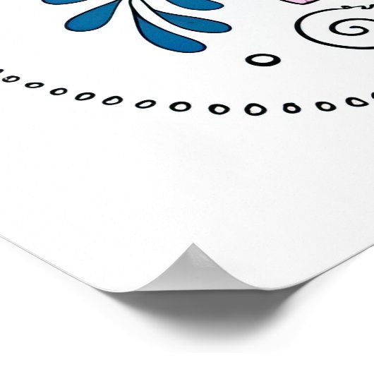 Dopamine Radiant Flower 2 Poster (Hoek)