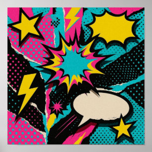 Dopamine Wall Art – Levendige kleurrijke Pop Mood Poster