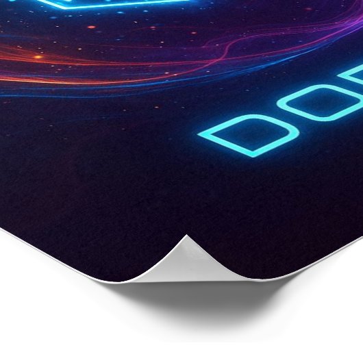 Dopaminegloed – Verheffende vreugdevolle energie K Poster (Hoek)