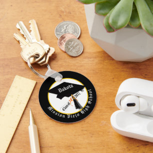 Dopdiploma Klas van 2027 Foto Afstuderen Sleutelhanger