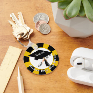 Dopdiploma Klas van 2027 Foto Afstuderen Sleutelhanger