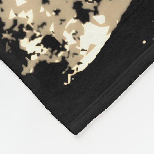 DOPE Afro Throw Blanket – Grunge Arrows, Heart Fleece Deken (Hoek)