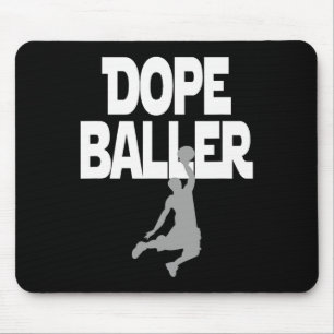 Dope Baller Basketbal. Ik hou van perfect basketba Muismat