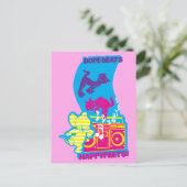 Dope Beats Happy Feets Briefkaart (Staand voorkant)