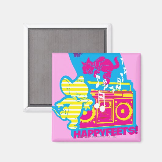 Dope Beats Happy Feets Magneet (Voorkant / Achterkant)