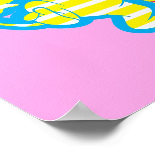 Dope Beats Happy Feets Poster (Hoek)