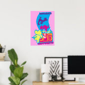 Dope Beats Happy Feets Poster (Thuiskantoor)