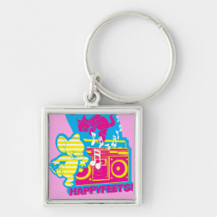 Dope Beats Happy Feets Sleutelhanger