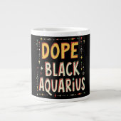 Dope Black Aquarius Grote Koffiekop (Voorkant)