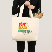 Dope Black Christelijk Grote Tote Bag (Voorkant (product))