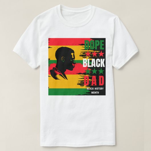 Dope Black Dad T-shirt (Design voorkant)